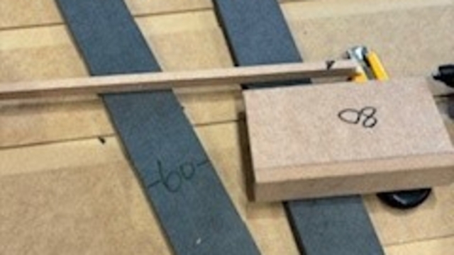 <p>Identify spacers required & cut what is needed</p>