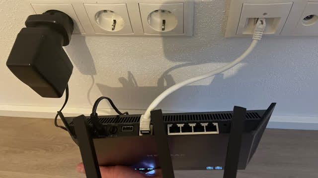 <p>Connect internet to the Yellow network port, and plug in power.</p>
