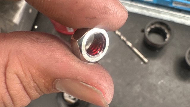 <p>Apply locktite to the bolt supplied with lockbarrel</p>